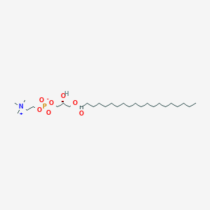 Chemical structure of 1-Arachidoyl-sn-glycero-3-phosphocholine