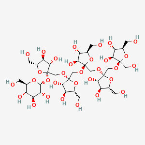 Chemical structure of 1,1,1,1-Kestohexaose