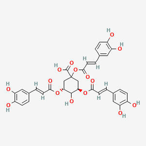Chemical structure of 1,3,5-Tricaffeoylquinic acid