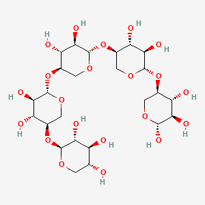 Chemical structure of 1,4-b-D-Xylopentaose