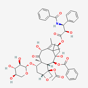 Chemical structure of 7-Xylosyl-10-deacetyltaxol