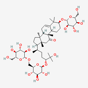 Chemical structure of 11-Oxomogroside III