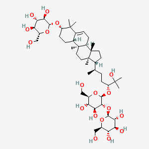 Chemical structure of 11-Deoxymogroside IIIE