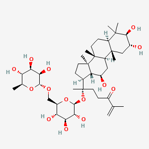 Chemical structure of 11-Oxomogroside IIa