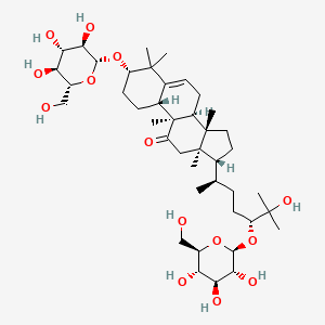 Chemical structure of 11-Oxomogroside IIe