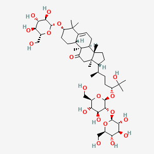 Chemical structure of 11-Oxomogroside IIIE