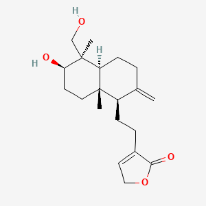 Chemical structure of Deoxyandrographolide