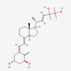 Chemical structure of 1alpha, 24, 25-Trihydroxy VD2