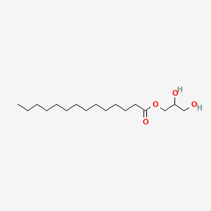 Chemical structure of 1-Monomyristin