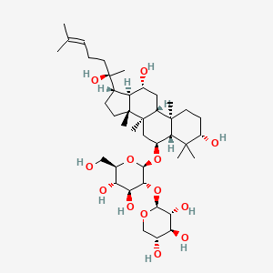 Chemical structure of 20(R)-Notoginsenoside R2