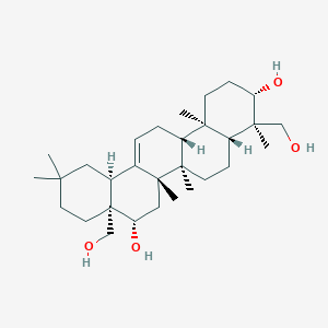 Chemical structure of 23-Hydroxylongispinogenin