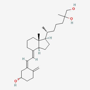 Chemical structure of 25,26-Dihydroxyvitamin D3