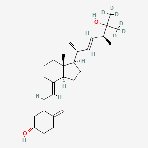 Chemical structure of 25-Hydroxy VD2-D6