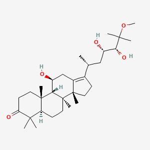 Chemical structure of 25-O-Methylalisol A