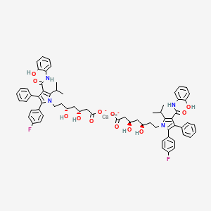 Chemical structure of 2-Hydroxy atorvastatin calcium salt