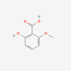 Chemical structure of 2-Hydroxy-6-methoxybenzoic acid