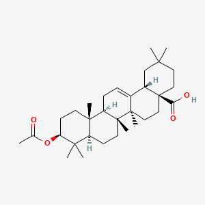 Chemical structure of 3-O-Acetyloleanolic acid