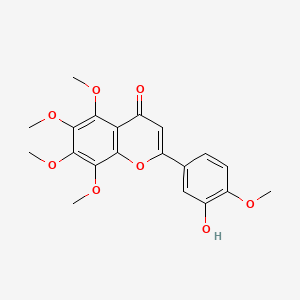 Chemical structure of 3'-Demethylnobiletin