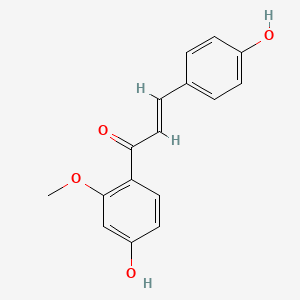Chemical structure of 3-Deoxysappanchalcone