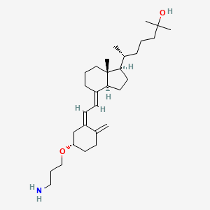 Chemical structure of 3'-O-Aminopropyl-25-hydroxyvitamin D3