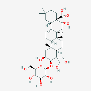 Chemical structure of 3-O-Beta-D-Glucopyranosylplatycodigenin