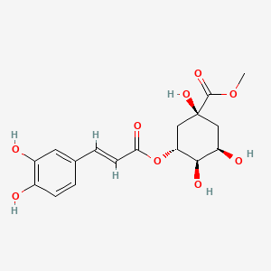 Chemical structure of 3-O-Caffeoylquinic acid methyl ester