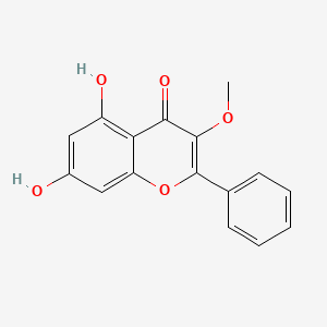 Chemical structure of 3-O-Methylgalangin