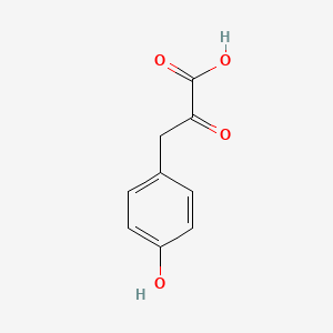 Chemical structure of 4-Hydroxyphenylpyruvic acid