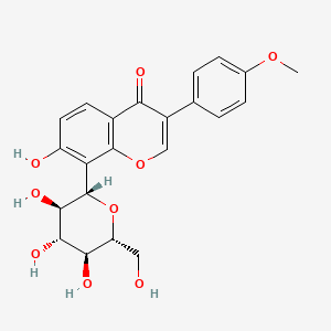 Chemical structure of 4'-Methoxypuerarin