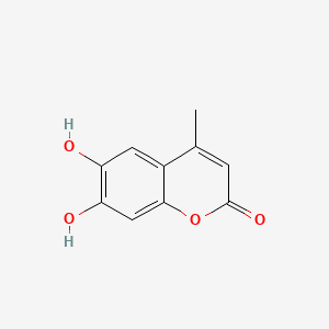 Chemical structure of 4-Methylesculetin