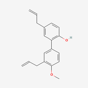Chemical structure of 4-Methoxyhonokiol