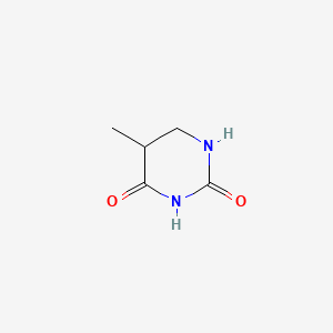 Chemical structure of Dihydrothymine