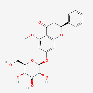 Chemical structure of 5-MethoxyPinocembroside
