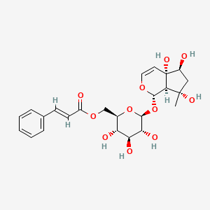 Chemical structure of 6'-O-cinnamoylharpagide