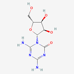 Chemical structure of 6-Amino-5-azacytidine
