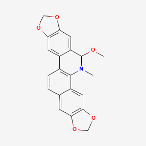 Chemical structure of 6-Methoxy Dihydrosanguinarine