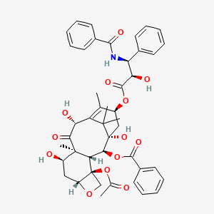 Chemical structure of 7-Epi-10-deacetyltaxol