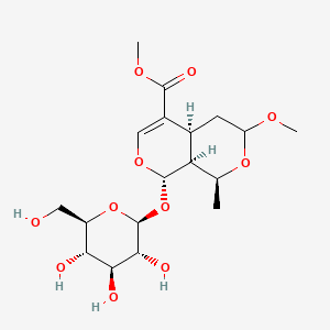 Chemical structure of 7-O-Methyl morroniside