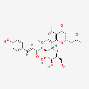 Chemical structure of 7-O-Methylaloeresin A