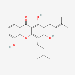 Chemical structure of 8-Deoxygartanin