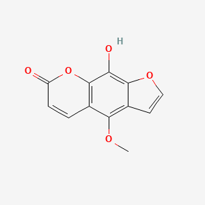 Chemical structure of 8-Hydroxybergapten