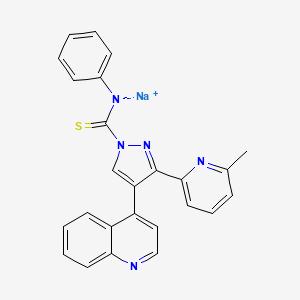 Chemical structure of A 83-01 sodium salt