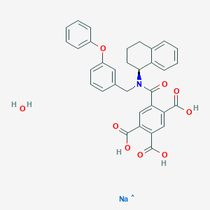 Chemical structure of A-317491 sodium salt hydrate
