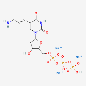 Chemical structure of AA-dUTP sodium salt