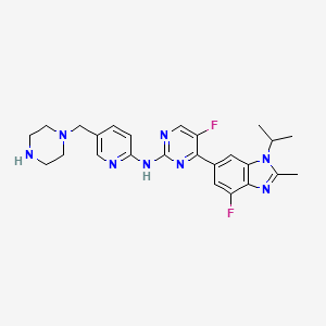 Chemical structure of Abemaciclib metabolite M2