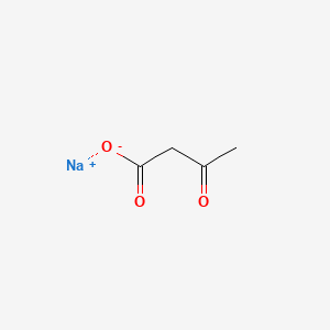 Chemical structure of Sodium acetoacetate