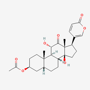 Chemical structure of Acetylarenobufagin
