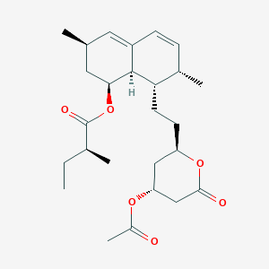 Chemical structure of Acetyllovastatin