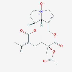 Chemical structure of Acetylseneciphylline N-oxide