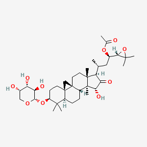 Chemical structure of Acetylshengmanol Arabinoside